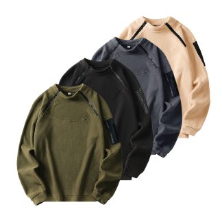Men's Outdoor Pullover Polar Fleece Half Zipper Warm Casual Sweater Man Windproof Coat Men's Sweatshirts Winter Top